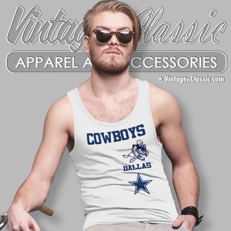 Dallas Cowboys Retro Classic Tank Top Racerback Dallas Cowboys Retro Classic Tank Top Racerback