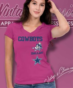 Dallas Cowboys Retro Classic V Neck TShirt
