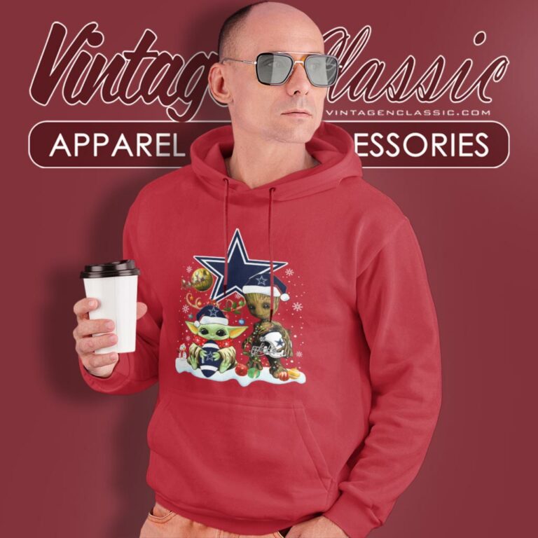 Dallas Cowboys Shirt Baby Yoda And Groot Santa Christmas Hoodie Dallas Cowboys Shirt Baby Yoda And Groot Santa Christmas Hoodie