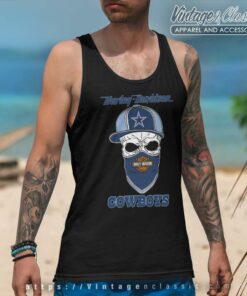 Dallas Cowboys Skull Harley Davidson Tank Top Racerback