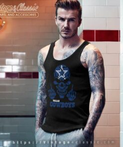 Dallas Cowboys Skull Tank Top Racerback