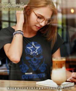 Dallas Cowboys Skull Women TShirt