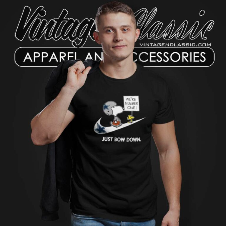 Dallas Cowboys Snoopy Are Number One Shirt Nike Just Bow Down T Shirt Dallas Cowboys Snoopy Are Number One Shirt Nike Just Bow Down T Shirt