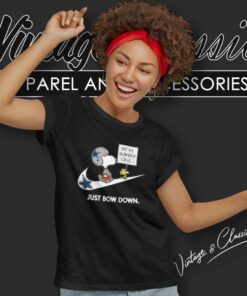 Dallas Cowboys Snoopy Are Number One Shirt Nike Just Bow Down Women TShirt