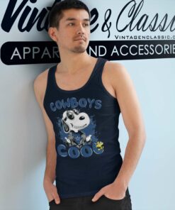 Dallas Cowboys Snoopy Joe Cool NFL Tank Top Racerback