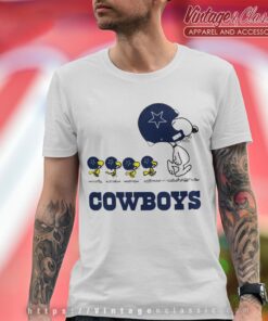 Dallas Cowboys Snoopy Woodstock Team Walking T shirt