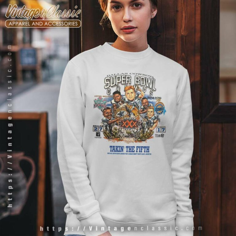 Dallas Cowboys Super Bowl Champs Caricature Sweatshirt Dallas Cowboys Super Bowl Champs Caricature Sweatshirt