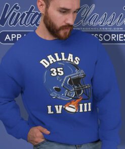 Dallas Cowboys Super Bowl Lviii Helmet Sweatshirt