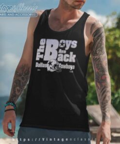 Dallas Cowboys The Boys Are Back Tank Top Racerback