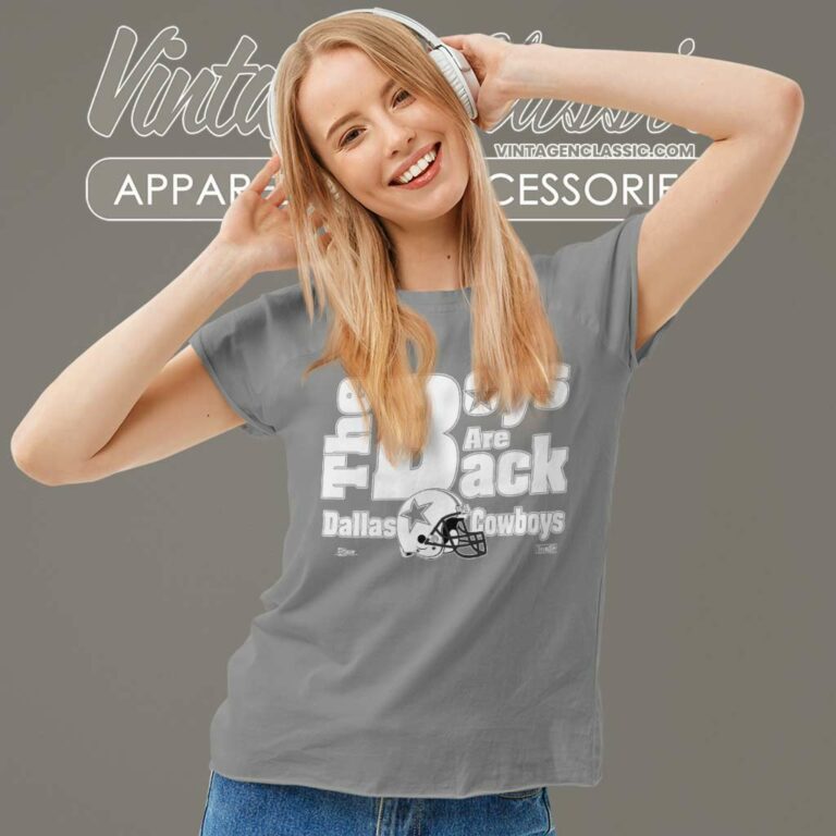 Dallas Cowboys The Boys Are Back Women TShirt Dallas Cowboys The Boys Are Back Women TShirt