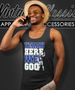 Dallas Cowboys Dak Prescott Yeaah Here We Go Tank Top Racerback