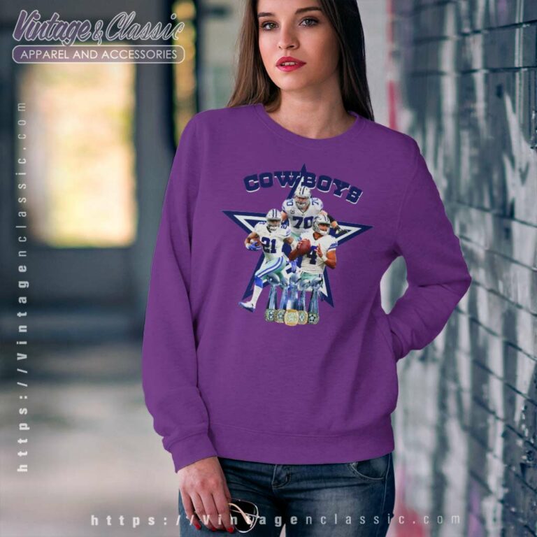 Dallas Cowboys Zack Martin Dak Prescott And Ezekiel Elliott Sweatshirt Dallas Cowboys Zack Martin Dak Prescott And Ezekiel Elliott Sweatshirt