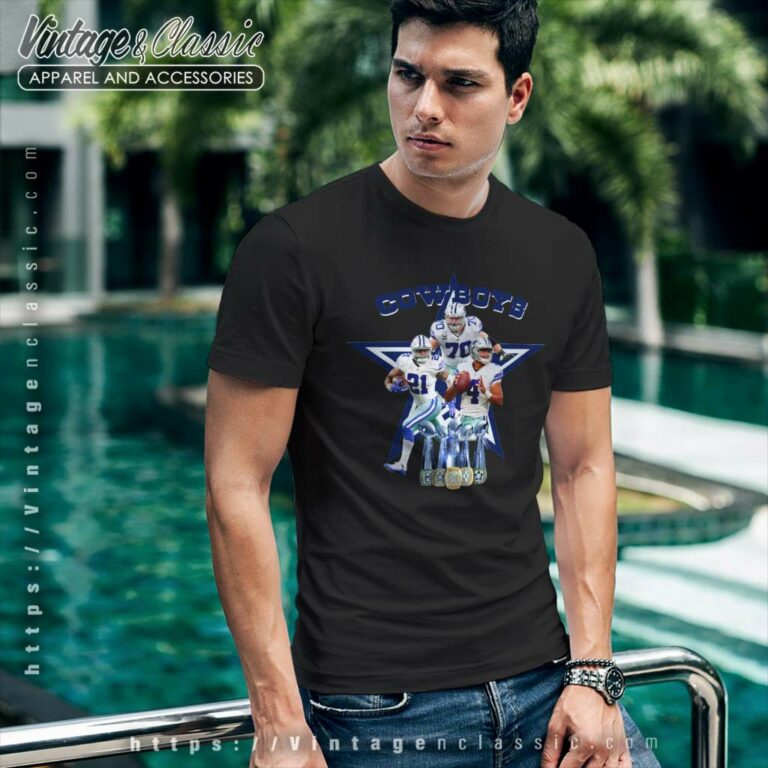 Dallas Cowboys Zack Martin Dak Prescott And Ezekiel Elliott T Shirt Dallas Cowboys Zack Martin Dak Prescott And Ezekiel Elliott T Shirt