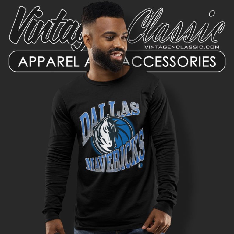 Dallas Mavericks Fadeaway Timeout Long Sleeve Tee Dallas Mavericks Fadeaway Timeout Long Sleeve Tee
