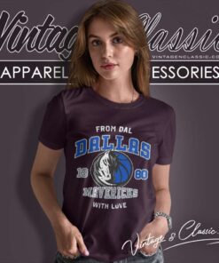 Dallas Mavericks Nba With Love From Dal Women TShirt