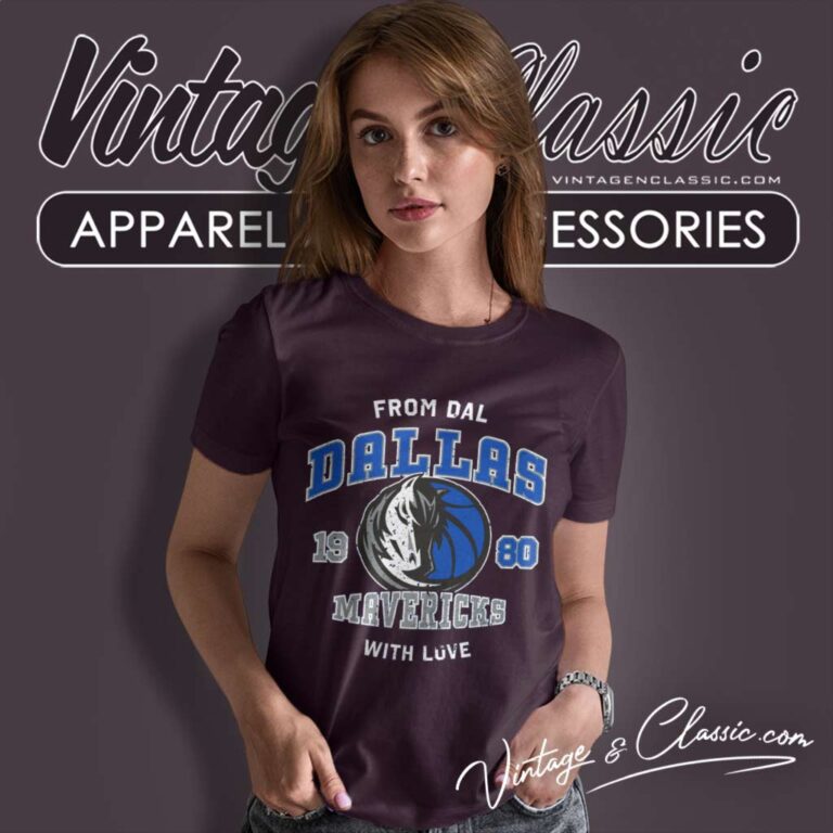 Dallas Mavericks Nba With Love From Dal Women TShirt Dallas Mavericks Nba With Love From Dal Women TShirt