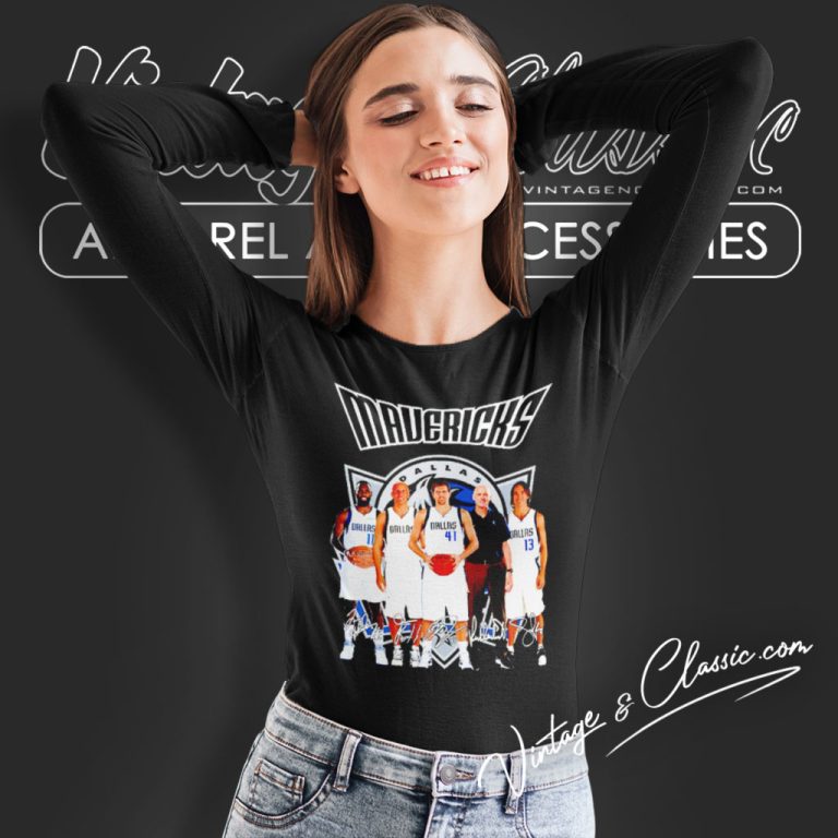 Dallas Mavericks Signatures Long Sleeve Tee Dallas Mavericks Signatures Long Sleeve Tee