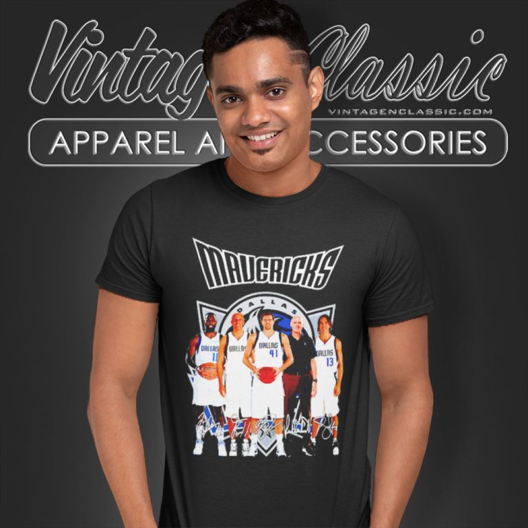 Dallas Mavericks Signatures T Shirt Dallas Mavericks Signatures T Shirt