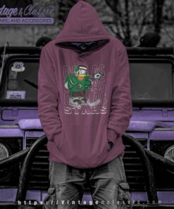 Dallas Stars Donald Duck Hockey Shirt Hoodie