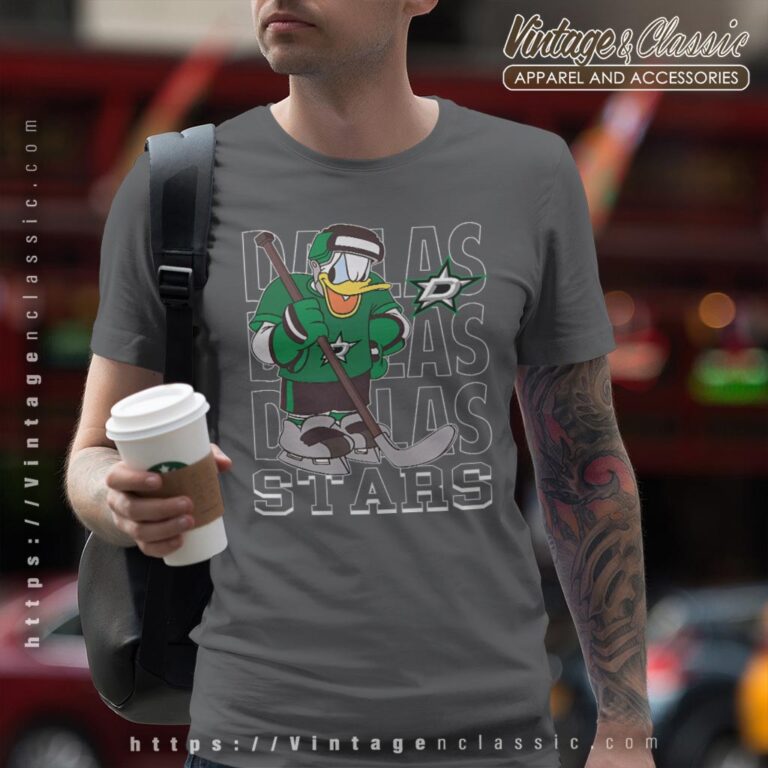 Dallas Stars Donald Duck Hockey Shirt T shirt Dallas Stars Donald Duck Hockey Shirt T shirt