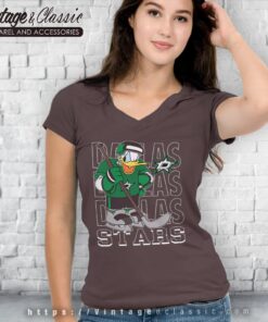Dallas Stars Donald Duck Hockey Shirt