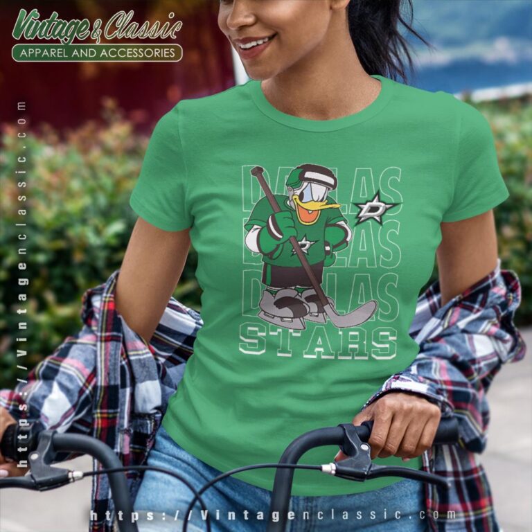 Dallas Stars Donald Duck Hockey Shirt Women T shirt Dallas Stars Donald Duck Hockey Shirt Women T shirt