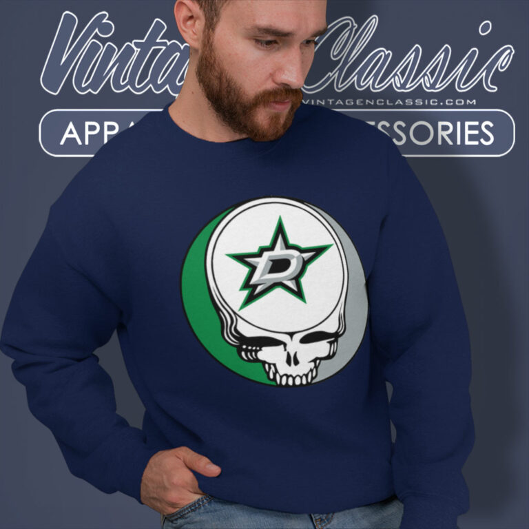 Dallas Stars Grateful Dead Steal Your Face Sweatshirt Dallas Stars Grateful Dead Steal Your Face Sweatshirt