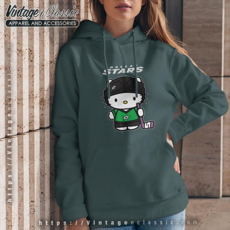 Dallas Stars Hello Kitty Shirt Hoodie Dallas Stars Hello Kitty Shirt Hoodie