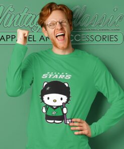 Dallas Stars Hello Kitty Shirt Long Sleeve Tee