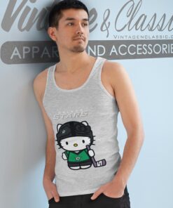 Dallas Stars Hello Kitty Shirt Tank Top Racerback