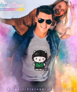 Dallas Stars Hello Kitty Shirt V Neck TShirt