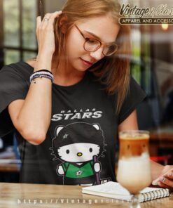 Dallas Stars Hello Kitty Shirt Women T shirt