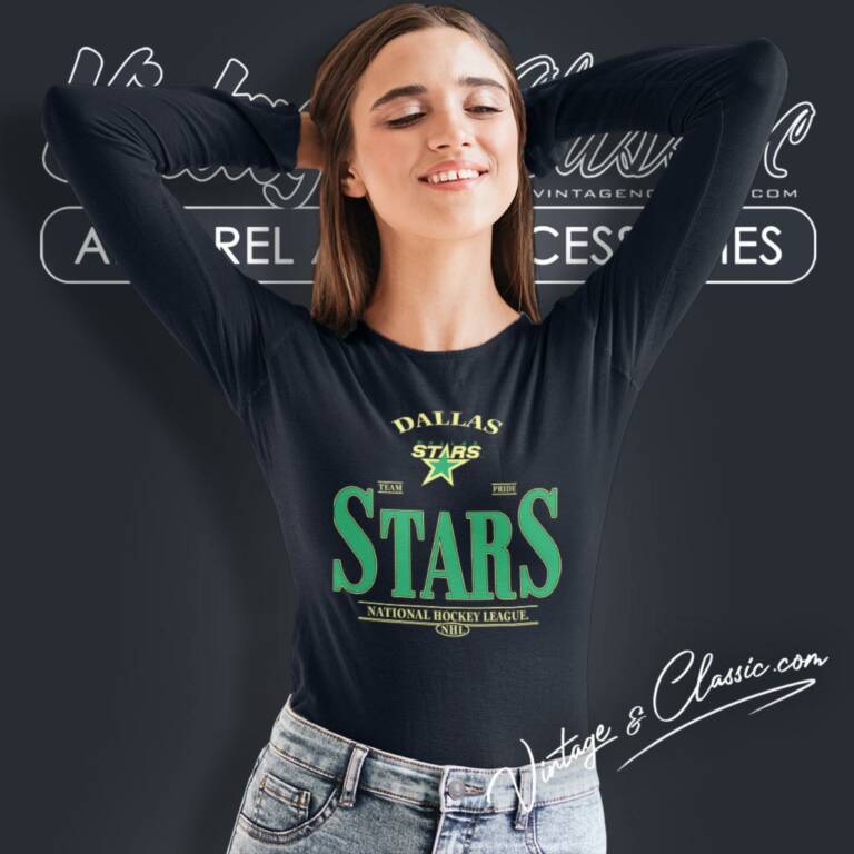 Dallas Stars Hockey League Nhl Pullover Long Sleeve Tee Dallas Stars Hockey League Nhl Pullover Long Sleeve Tee