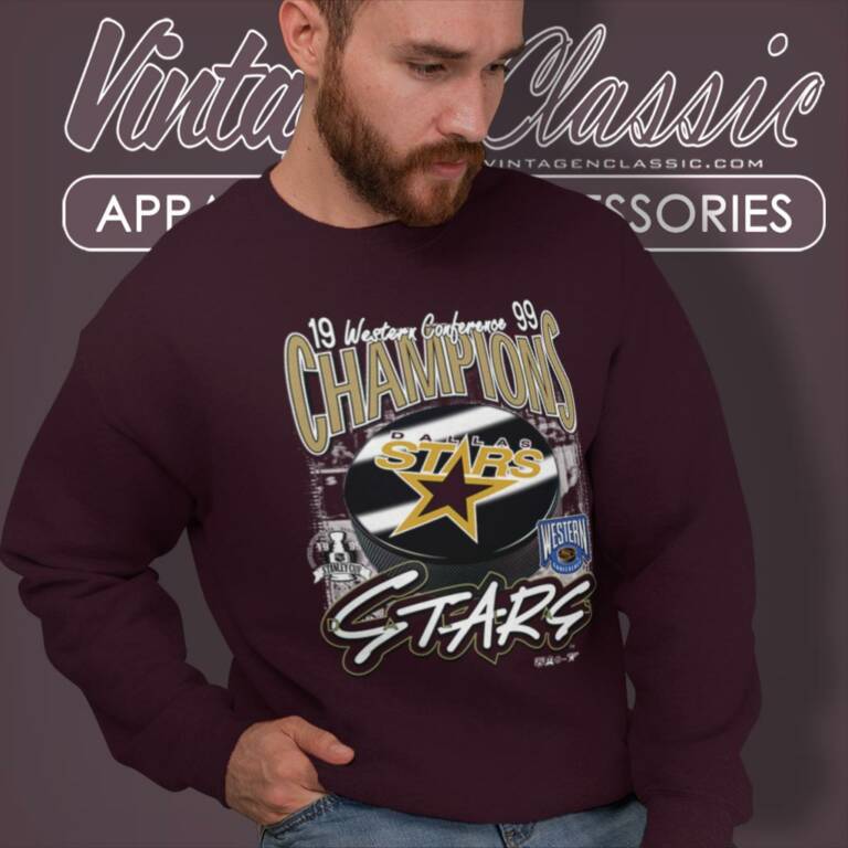 Dallas Stars Hockey Western Conference Champions 1999 Sweatshirt Dallas Stars Hockey Western Conference Champions 1999 Sweatshirt