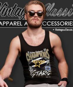 Dallas Stars Hockey Western Conference Champions 1999 Tank Top Racerback