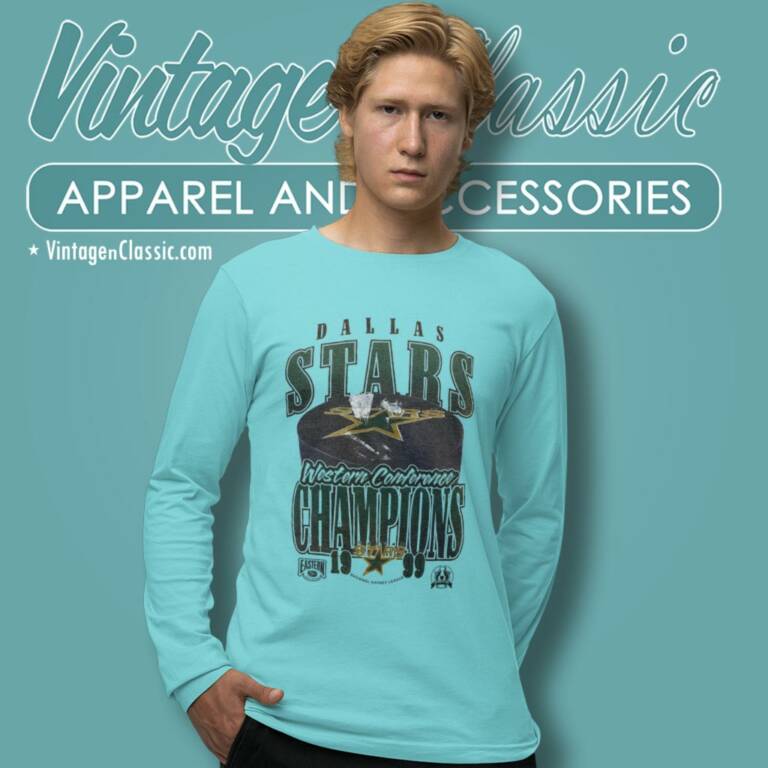 Dallas Stars Western Conference Champions 1999 Long Sleeve Tee Dallas Stars Western Conference Champions 1999 Long Sleeve Tee