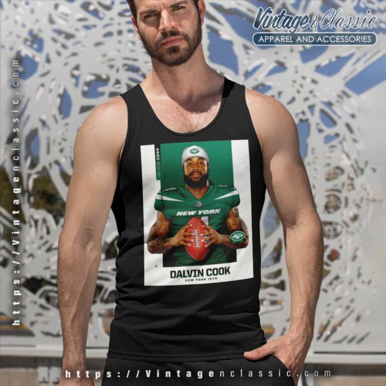 Dalvin Cook New York Jets Tank Top Racerback Dalvin Cook New York Jets Tank Top Racerback