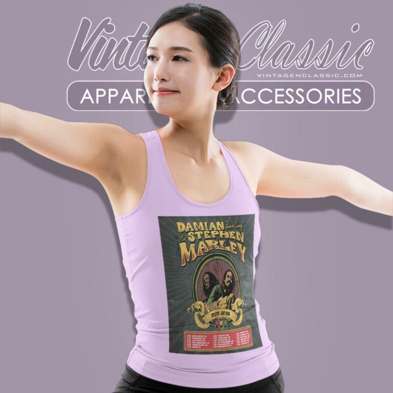 Damian Jr Gong Stephen Marley Traffic Jam Tour 2024 Poster Tank Top Racerback Damian Jr Gong Stephen Marley Traffic Jam Tour 2024 Poster Tank Top Racerback