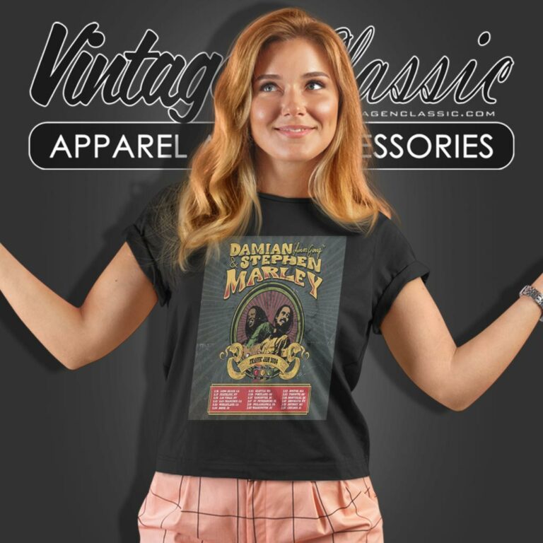 Damian Jr Gong Stephen Marley Traffic Jam Tour 2024 Poster Women T Shirt Damian Jr Gong Stephen Marley Traffic Jam Tour 2024 Poster Women T Shirt