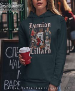 Damian Lillard Bootleg Basketball Nba Hoodie