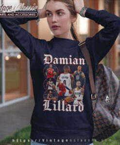 Damian Lillard Bootleg Basketball Nba Sweatshirt
