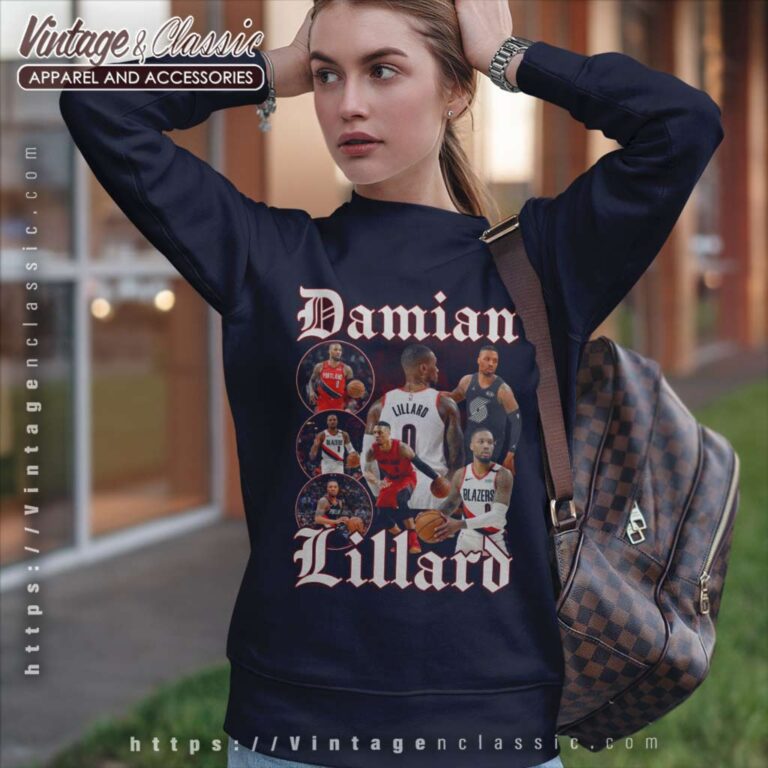 Damian Lillard Bootleg Basketball Nba Sweatshirt Damian Lillard Bootleg Basketball Nba Sweatshirt