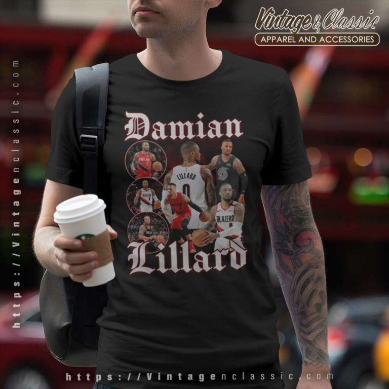 Damian Lillard Bootleg Basketball Nba T Shirt Damian Lillard Bootleg Basketball Nba T Shirt