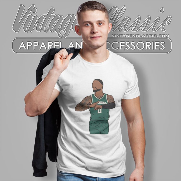 Damian Lillard Celebration Milwaukee T Shirt Damian Lillard Celebration Milwaukee T Shirt