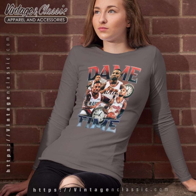 Damian Lillard Dame Time Long Sleeve Tee Damian Lillard Dame Time Long Sleeve Tee