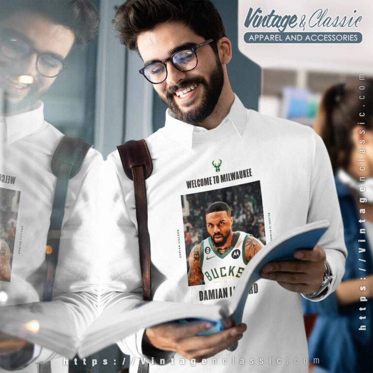 Damian Lillard Welcome To Bucks Shirt Nba 75th Anniversary Team Sweatshirt Damian Lillard Welcome To Bucks Shirt Nba 75th Anniversary Team Sweatshirt