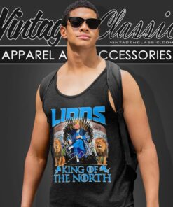 Dan Campbell Detroit Lions King Of The North Signature Tank Top Racerback