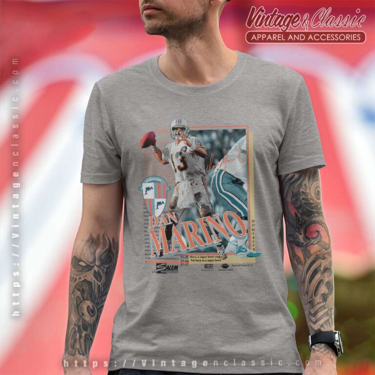 Dan Marino Miami Dolphins T Shirt Dan Marino Miami Dolphins T Shirt