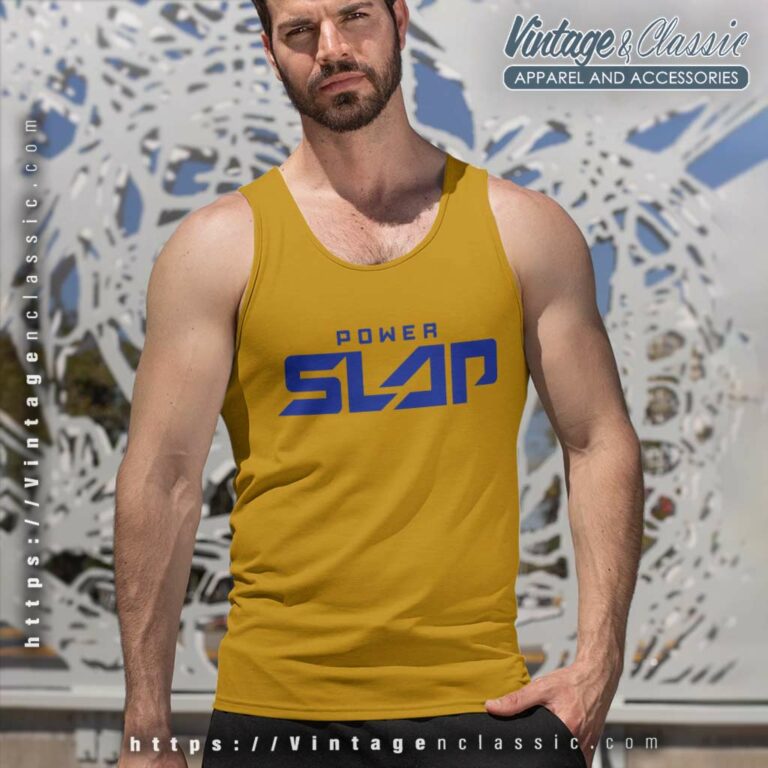 Dana White Power Slap Tank Top Racerback Dana White Power Slap Tank Top Racerback