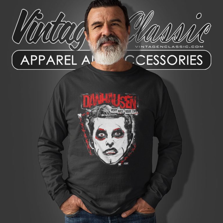 Danhausen Cloak Very Nice Very Evil Long Sleeve Tee Danhausen Cloak Very Nice Very Evil Long Sleeve Tee